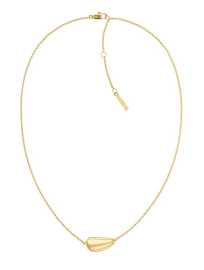 Calvin Klein Pozlátený náhrdelník pre ženy Elongated Drops 35000601.
