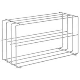 Livetastic REGÁL NA TOPÁNKY, strieborná, chrómová, 73/40/28,5 cm.