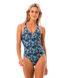 Dámske jednodielne plavky 69SLAM BIRD PARADISE TALLY (YMSBDE-PA) M.