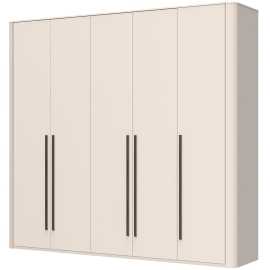 Päťdverová šatníková skriňa s osvetlením renfri - kašmír.

 

Interiér skrine je premyslený do posledného detailu; ponúka textilný dekor a police s integrovaným osvetlením, ktoré elegantne vystaví vaše obľúbené kúsky.

 

Renfri nie je len šatníková skriňa; je to dizajnový prvok, ktorý harmonicky spája vzhľad s praktickými detailmi pre každodenný komfort. Jemný mat v kašmírovej farbe pôsobí nadčasovo, zatiaľ čo unikátne kovové úchytky imitujúce vzhľad kože pridávajú skrini osobitý nádych.

 

Skriňu ľahko zladíte s ďalšími prvkami kolekcie Renfri a vytvoríte harmonický celok v jednotnom kašmírovom odtieni s akcentom Midnight Copper.

 

Rozmery šatníkovej skrine Renfri sú 198x225x56cm (š,v,h)

 

Ďalší nábytok z kolekcie Renfri nájdete v súvisiacich produktoch.