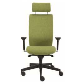 Sconto Kancelárska stolička CONNOR zelená.