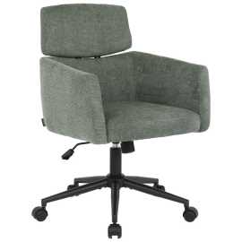 MID.YOU OTOČNÁ STOLIČKA, mikrovlákno, zelená.