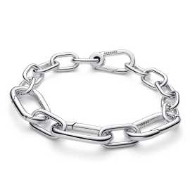 Pandora Výrazný článkový náramok zo striebra na prívesky Me 593854C00 17,5 cm.