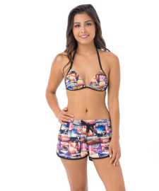 Dámske kraťasy 69SLAM ROAD TRIP ELOISE (SGTRTP-PM) XL.