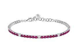 Morellato Tenisový strieborný náramok so zirkónmi Tesori SAIW230.