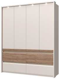 Štvordverová šatníková skriňa s led osvetlením artemisia - dub.

 

Okrem štyroch zásuviek tu nájdeme odkladací priestor vo forme dvoch políc a dvoch šatníkových tyčí.

 

Súčasťou skrine je LED osvetlenie, ktoré sa nachádza v hornej časti.

 

Rozmery štvordverovej šatníkovej skrine s LED osvetlením Artemisia sú 187x226x60cm (š, v, h).

 

Všetky produkty z kolekcie Artemisia nájdete nižšie v súvisiacich produktoch.