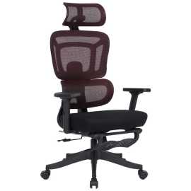 Novel OTOČNÁ STOLIČKA, sieťovina, červená, čierna.