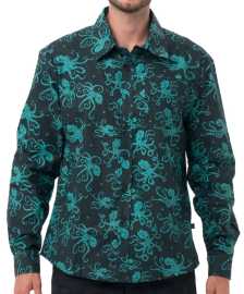 Pánska košile 69SLAM ETHNIC OCTO LONG (MSLOCT-GR) L.