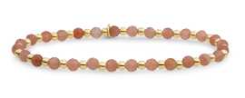 Sparkling Jewels Korálkový náramok so slnečným kameňom SBG-GEM58-3MM-MIX.