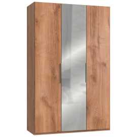 MID.YOU SKRIŇA S OTOČNÝMI DVERAMI, farba duba, 150/236/58 cm.