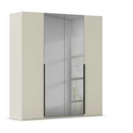 Rauch Möbel SKRIŇA S OTOČNÝMI DVERAMI, sivá, šampanská, 201/223/61 cm.