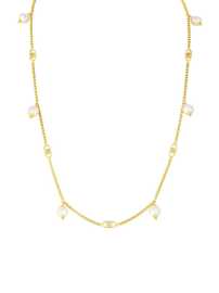 Liu Jo Pôvabný pozlátený náhrdelník so syntetickými perlami LJ2915.
