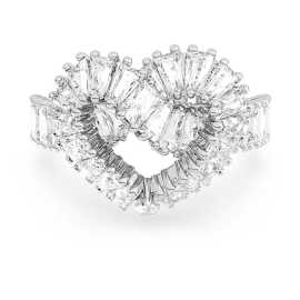 Swarovski Romantický prsteň so srdiečkom Cupidon 5648291 58 mm.