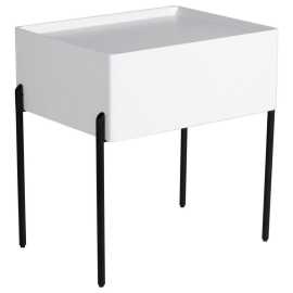 Livetastic NOČNÝ STOLÍK, biela, 50/55/40 cm.