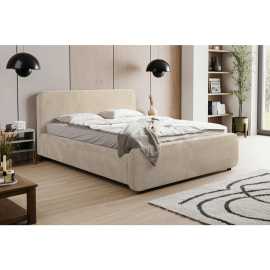 MID.YOU ČALÚNENÁ POSTEĽ, 180/200 cm, prírodná farba.