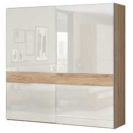 Široká skriňa posuvná 2d hagop-orech pacifik/béžová - s led rámom.

 


Široká skriňa posuvná 2D Hagop obsahuje 4 úložné priestory za dvierkami vo vysokom lesku s 1 hornou policou, šatníkovou tyčou a 2 spodnými policami.

 


Rozmery širokej skrine posuvnej 2D Hagop sú 230x224x65cm (š, v, h), váha je 241,65kg.

Rozmery širokej skrine posuvnej 2D s rámom Hagop sú 233x228x72,5cm (š, v, h), váha je 266,45kg.

Rozmery širokej skrine posuvnej 2D s osvetlením Hagop sú 233x228x72,5cm (š, v, h), váha je 266,55kg.

 


Všetky produkty z kolekcie Hagop nájdete nižšie v súvisiacich produktoch.