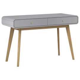 MID.YOU PÍSACÍ STÔL, sivá, farba duba, 120/79/50 cm.