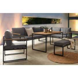 Ambia Garden ZÁHRADNÁ LAVICA kov, textil.