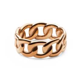 Daniel Wellington Luxusný bronzový prsteň Chunky Chain DW0040081 54 mm.