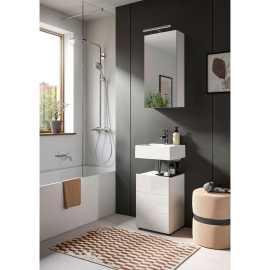 MID.YOU HOSŤOVSKÁ KÚPEĽŇA, biela, biela s vysokým leskom, 38/190/34 cm.