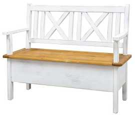 Lavica s opierkami a úložným priestorom sil13 b, 120cm - k01 svetlá.

 

Kvalitné spracovanie a poctivé borovicové drevo sú zárukou dlhovekosti.

 

Aj tento drevený nábytok z borovice je ručne vyrábaný a pri jeho výrobe je kladený veľký dôraz na detaily spracovania.

 

Z dôvodu výroby sedliackeho nábytku na zákazku, sme nútení požadovať od zákazníka zálohu v minimálnej výške 500 - 1000 Kč podľa hodnoty nábytku.