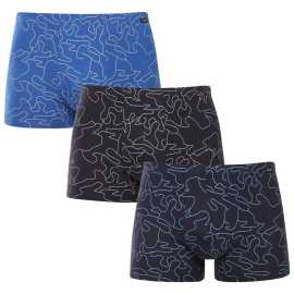 3PACK pánske trenky Andrie viacfarebné (PS 5730) XL, trenírky.
Doplnite svoj šatník o pohodlný a štýlový kúsok.
Prémiový materiál pre celodenné pohodlie
Boxerky Andrie sú vyrobené zo 100 % bavlny, ktorá ponúka jemnosť a priedušnosť.
Elegantný dizajn a pohodlný strih
Boxerky majú diskrétne vzory v rôznych farbách, ktoré dodávajú šatníku moderný vzhľad a originalitu.
Prečo si kúpiť boxerky Andrie?

100% bavlna pre jemnosť a pohodlie.


Klasický voľný strih pre maximálny komfort.


Diskrétny dizajn, ktorý sa hodí na každú príležitosť.

Andrie ponúka české spodné prádlo pre mužov, ktorí vedia, čo chcú
Pánske boxerky Andrie vynikajú príjemnými materiálmi a kvalitným spracovaním.
Ako sa starať o boxerky Andrie
Aby si zachovali kvalitu a pohodlie, postupuj podľa týchto jednoduchých krokov:

Pranie: Per na maximálnej teplote 40 °C s jemnými pracími prostriedkami, aby materiál zostal mäkký a vzory intenzívne.


Sušenie: Boxerky nesušte v sušičke, odporúčame ich nechať voľne uschnúť.


Žehlenie: Pre hladký vzhľad môžete boxerky žehliť na nízkej teplote.

Tip: Staňte sa odborníkom na údržbu spodnej bielizne vďaka tipom v našom článku a doprajte svojim obľúbeným kúskom starostlivosť, ktorú si zaslúžia.