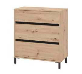 Úzka zásuvková komoda marianne - dub.

Komoda je vyrobená z kvalitných materiálov, ktoré zaručujú jej dlhú životnosť a odolnosť.

Dizajn komody kombinuje prírodný vzhľad duba s modernými prvkami čiernej matnej fólie, čo vytvára sofistikovaný kontrast, ktorý sa hodí do rôznych interiérových štýlov, od minimalistického po industriálne.

Vďaka premyslenému usporiadaniu úložného priestoru sa komoda stáva univerzálnym kusom nábytku, ktorý nájde uplatnenie v obývacej izbe, spálni, ale aj v kancelárii alebo predsieni.

 

Rozmery Kombinované komody Marianne sú 90x106x40cm (š, v, h).

 

 

Všetky produkty z kolekcie Marianne nájdete nižšie v súvisiacom tovare.