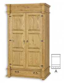 Skriňa so šatníkovou tyčou szy04a - k01 svetlá borovica.

 

Aj tento vidiecky nábytok je ručne vyrábaný a pri jeho výrobe je kladený veľký dôraz na detaily spracovania.

 

Z dôvodu výroby sedliackeho nábytku na zákazku, sme nútení požadovať od zákazníka zálohu v minimálnej výške 500 - 1000 Kč podľa hodnoty nábytku.