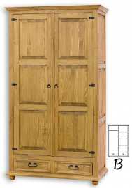 Skriňa s policami a tyčou sedliacka szy 01b - k15 hnedá borovica.

 

Sedliacky nábytok ponúkame v niekoľkých odtieňoch morenia, od svetlo bielej až po tajomne čiernu. Navyše si môžete zvoliť druhý odtieň, ktorý sa použije na hornú dosku.

 

Ošetrený je pravým včelím voskom, čo z neho robí luxusný ekologický nábytok.

 

Z dôvodu výroby sedliackeho nábytku na zákazku, sme nútení požadovať od zákazníka zálohu v minimálnej výške 20 - 40 € podľa hodnoty nábytku.