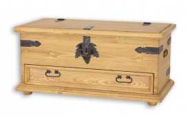 Truhla z masívu sedliacka cos 15 - k02 tmavá borovica.