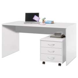 Sconto Písací stôl OPTIMUS 39-007 biela.
