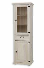 Vitrína úzka drevená masív vit 15 - k01 svetlá borovica.

 

Sedliacky nábytok ponúkame v niekoľkých odtieňoch morenia, od svetlo bielej až po tajomne čiernu. Varianty si prezrite vo fotogalérii.

 

Z dôvodu výroby sedliackeho nábytku na zákazku, sme nútení požadovať od zákazníka zálohu v minimálnej výške 500 - 1000 Kč podľa hodnoty nábytku.