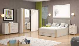 Spálňa katharos - béžová/dub artisan.

 

Kombinovaná komoda je ideálnou voľbou pre všetkých, ktorí najradšej volia zlatú strednú cestu.

 

Nielenže bude nočný stolík robiť parádu, ale navyše oceníte aj tri hlboké zásuvky.

 

Manželská posteľ, ktorá je taká pohodlná, až je to na zbláznenie?

 

Šatníková skriňa z kolekcie Katharos je vybavená posuvnými dverami.

 

Spálňa sa skladá z týchto prvkov:


	Kombinovaná komoda Katharos - 125x90x40cm (š, v, h)
	Posuvná šatníková skriňa so zrkadlom a osvetlením Katharos - 230x209x70cm (š, v, h)
	2x vysoký nočný stolík Katharos - 48x71x40cm (š, v, h)
	Manželská posteľ 160x200cm Katharos - 174x115x208,5cm (š, v, h)
	Zásuvka pod manželskú posteľ Katharos - 159,5x22,5x61,5cm (š, v, h)


 

Všetky produkty z kolekcie Katharos nájdete nižšie v súvisiacich produktoch.