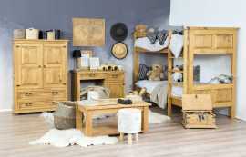 Detská izba sedliacka z masívu - k13 bielena borovica.