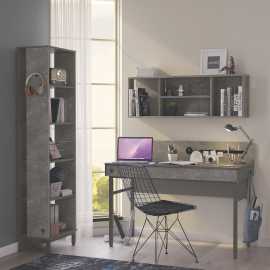 Študijný kút pluto - šedá/čierna.

 

Knižnica má atraktívny dizajn, ktorý je spestrený tým, že bočné dosky nepokrývajú celú hĺbku.

 

Písací stôl je veľmi múdro riešený a poskytuje mladému študentovi špičkové zázemie.

 

Široká polica je ideálnou voľbou nielen do študentských izieb a pracovní, ale veľkú parádu urobí aj v predsieni či obývačke.

 

Študijný kút sa skladá z týchto prvkov:


	Knižnica Pluto - 52x180x32cm (š, v, h)
	Písací stôl s nástavcom a USB portom Pluto - 128,2x96x61cm (š, v, h)
	Široká polica Pluto - 114x39x21cm (š, v, h)


 

Všetky produkty z kolekcie Pluto nájdete nižšie v súvisiacich produktoch.