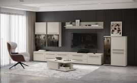 Obývacia zostava baptiste - béžová.

 

Vitríny sú čím ďalej obľúbenejšie a jedná sa o prvky, ktoré vytvoria v obývacej izbe naozaj nadpozemskú atmosféru.

 

Túžite po modernom, ale pritom neobvyklom konferenčnom stolíku, ktorý poteší nielen svojim vzhľadom, ale aj poslúži tak, ako má?

 

Štyri závesné štvorcové skrinky sú drobným prvkom, ale napriek tomu vo vašej obývačke urobia skutočnú parádu.

 

Nástennými policami fantasticky doladíte každý priestor.

 

Televízny stolík je v každej obývacej izbe absolútnou nevyhnutnosťou.

 

Upozorňujeme, že zdroje LED osvetlenia 18W nie sú súčasťou.

 

Obývacia zostava sa skladá z týchto prvkov:


	Konferenčný stolík na kolieskach Baptiste - 104x36x65cm (š, v, h)
	2x závesná presklená skrinka Baptiste - 60x57x29cm (š, v, h)
	2x závesná skrinka Baptiste - 60x57x29cm (š, v, h)
	2x nástenná polica 90 Baptiste - 90x30x21cm (š, v, h)
	Nízka presklená vitrína Baptiste - 90x123x41cm (š, v, h)
	TV stolík 120 Baptiste - 120x46x46cm (š, v, h)
	TV stolík 150 Baptiste - 150x46x46cm (š, v, h)


 

Všetky produkty z kolekcie Baptiste nájdete nižšie v súvisiacich produktoch.