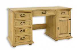 Písací stôl z masívu bik 03a - k02 tmavá borovica.

 

Tento drevený stôl sa skladá zo štyroch priestranných zásuviek na ľavej strane a jednou zásuvkou so skrinkou na strane pravej.

 

Vďaka ručnej práce a masívnemu drevu je každý kus nábytku jedinečný.

 

Z dôvodu výroby sedliackeho nábytku na zákazku, sme nútení požadovať od zákazníka zálohu v minimálnej výške 20 - 40 € podľa hodnoty nábytku.

 