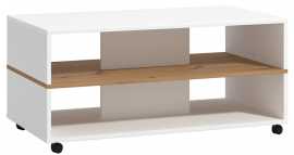 Konferenčný stolík na kolieskach ruth - biela/dub artisan.

 

Rozmery konferenčného stolíka na kolieskach Ruth sú 101x47,5x54,5cm (š, v, h).

 

Všetky produkty z kolekcie Ruth nájdete nižšie v súvisiacich produktoch.