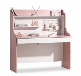 Písací stôl so zásuvkami viviana - ružová, bílá.

 

Veľkorysá pracovná plocha poskytuje dostatok miesta pre počítač, knihy aj rozpracované projekty, zatiaľ čo integrovaná USB nabíjacia stanica uľahčuje prácu s telefónom a ďalšími zariadeniami bez nutnosti hľadať voľné zásuvky.

 

Stabilná konštrukcia z 18 mm drevotriesky je odolná a zároveň sa jednoducho udržiava.

 

Rozmery písacieho stola Viviana sú 126 × 135 × 60 cm (š, v, h).

 

Ďalšie produkty z kolekcie Viviana nájdete v súvisiacich produktoch nižšie.