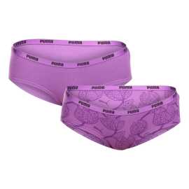 2PACK dámske nohavičky Puma fialové (701226222 002) XS. Puma – 2pack dámske nohavičky
Tieto dámske nohavičky Puma sú jedny z najpohodlnejších, a hlavne cenovo najdostupnejších nohavičiek na našom trhu. Najdostupnejšími myslíme, že kvalita nohavičiek Puma je v porovnaní s cenou na našom trhu bezkonkurenčná. Ide o veľmi moderné a dizajnové nohavičky, ktoré navyše výborne sedia, neškriabu ani neškrtia. Nohavičky ti vďaka komfortnému strihu a materiálu padnú tak pri športe, ako aj pri bežnom nosení. Ak chceš super kvalitu svetoznámej značky za výbornú cenu, môžeme 2pack nohavičiek Puma jedine odporučiť.