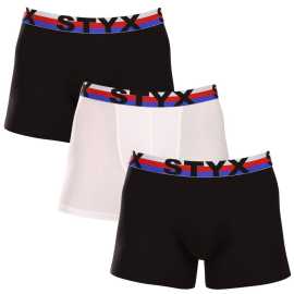 3PACK pánske boxerky Styx long športová guma viacfarebné trikolóra (3U19001) M, trenky.
Športové boxerky Styx pre dokonalé pohodlie
Pánske boxerky Styx patria k našim najpredávanejším produktom a my sa tomu rozhodne nečudujeme.
V tomto balení získaš za skvelú cenu hneď 3 podarené kúsky, takže sa ti nestane, že by si na ďalší zápas nemal čo na seba.
Spodná bielizeň Styx pre štýlových mužov
Česká značka spodnej bielizne Styx patrí k tým najobľúbenejším, čo nás teší aj preto, že patrí k našim privátnym značkám.
