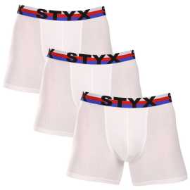 3PACK pánske boxerky Styx long športová guma biele trikolóra (3U2061) L, trenky.
Športové boxerky Styx ponúkajú dokonalý komfort
Pánske boxerky Styx ponúkajú maximálne pohodlie na každodenné nosenie.
V tomto balení získaš za skvelú cenu hneď 3 podarené kúsky, takže sa ti nestane, že by si na ďalší zápas nemal čo na seba.
Spodná bielizeň Styx – špičková kvalita za skvelú cenu
Spodná bielizeň Styx patrí k našim privátnym značkám, takže všetky kúsky sme otestovali na vlastnej koži.