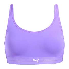 Dámska športová podprsenka Puma fialová (701228124 003) L.
Či už idete na hodinu jogy, do posilňovne alebo sa pri behu snažíte prekonať svoje limity, táto športová podprsenka Puma vám ponúka všetko, čo potrebujete: pohodlie, podporu a voľnosť pohybu.
Ľahký funkčný materiál pre maximálny výkon
Podprsenka Puma je vyrobená z technickej pleteniny kombinujúcej polyamid a elastan.
Dizajn, ktorý vám umožní viac
Prekrížené ramienka na chrbte nielenže dodávajú podprsenke štýlový vzhľad, ale tiež zabezpečujú rovnomerné rozloženie hmotnosti a stabilitu počas cvičenia.
Prečo by ste mali mať podprsenku Puma vo svojom šatníku

Bezšvová konštrukcia bez výstuhy a kostíc pre voľnosť a pohodlie.
Priedušný a pružný materiál odvádzajúci vlhkosť.
Športový strih s krížovým chrbtom pre maximálnu podporu.
Skvelá voľba pre šport a voľný čas.

Spodná bielizeň Puma nie je určená len pre športovcov
Značka Puma je známa po celom svete predovšetkým vďaka oblečeniu a spodnej bielizni, ktoré nosia slávni športovci.
Ako sa starať o športovú podprsenku Puma?
Aby vaša podprsenka zostala dlho v perfektnom stave, odporúčame dodržiavať tieto pokyny na údržbu.

Pranie: Práť pri 30 °C na jemný cyklus.
Sušenie: Nevhodné na sušenie v sušičke!
Žehlenie: Nežehlite.

Tip: Vaše obľúbené spodné prádlo si zaslúži šetrné zaobchádzanie.