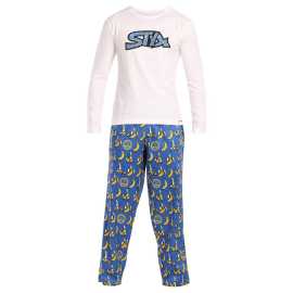 Pánske pyžamo Styx banány (PDP1359) XXL.
Chcete si dopriať maximálne pohodlie pri spánku a relaxácii doma?
Kvalitné materiály pre maximálne pohodlie
Pánske pyžamo Styx je vyrobené z prvotriednych materiálov, ktoré zaručujú pohodlie počas celej noci.
Pohodlný strih a moderný dizajn
Strih pyžama Styx je navrhnutý pre dokonalé pohodlie.
Prečo si vybrať pánske pyžamo Styx?

Prémiové materiály: Bavlnený satén na nohavice, mäkká bavlna na košeľu.
Pohodlný strih: Voľnosť pohybu a maximálne pohodlie.
Česká výroba: Záruka kvality a podpora lokálnych výrobkov.

Kvalita z Českej republiky - to je spodná bielizeň Styx
Značka Styx má viac ako 30 rokov skúseností s výrobou kvalitnej spodnej a domácej bielizne.
Ako sa starať o pyžamo Styx?

Pranie: Per na 30 °C s jemným pracím prostriedkom.
Sušenie: Najlepšie je nechať ho voľne uschnúť, sušičku radšej vynechajte.
Žehlenie: Pokiaľ je potrebné, žehli naruby na nízku teplotu.

Tip: Staňte sa expertom na údržbu spodnej bielizne vďaka tipom v našom článku a doprajte svojim obľúbeným kúskom starostlivosť, akú si zaslúžia.