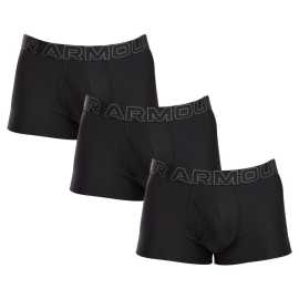 3PACK pánske boxerky Under Armour čierné (1383882 001) 5XL, trenky.
Keď ide o spodnú bielizeň pre aktívny životný štýl, nemali by ste robiť kompromisy.
Funkčný materiál pre každú výzvu
Boxerky sú vyrobené zo zmesi polyesteru a elastanu - táto kombinácia zaručuje vysokú odolnosť, ľahkosť a rýchlo odvádza vlhkosť od tela.
Dômyselný dizajn, ktorý drží tvar
Kratšie nohavičky vám poskytujú maximálnu voľnosť pohybu v každej situácii a tkaná guma s logom drží boxerky pevne na mieste a nikde sa nezarezáva.
Prečo by boxerky Under Armour nemali chýbať vo vašom šatníku

Funkčný materiál odvádzajúci vlhkosť.
Kratšie nohavičky pre úplné pohodlie.
Technický strih pre voľnosť pohybu.

Spodná bielizeň Under Armour, ktorá vás podporí pri akejkoľvek aktivite
Spodná bielizeň Under Armour je navrhnutá tak, aby vám umožnila podať životný výkon - a je jedno, či sa chystáte na horolezecký výstup alebo náročnú pracovnú schôdzku.
Ako sa starať o boxerky Under Armour
S trochou starostlivosti vás boxerky Under Armour udržia vo forme a pripravené zvládnuť každý deň naplno.

Pranie: Per je na 30 °C.
Sušenie: Nevhodné pre sušičku.
Žehlenie: Nežehliť.

Tip: Vaša obľúbená spodná bielizeň si zaslúži šetrné zaobchádzanie.