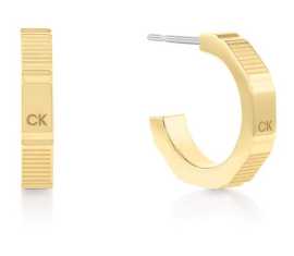 Calvin Klein Štýlové kruhové náušnice z ocele Essential 35000403.