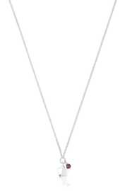 Tous Strieborný náhrdelník s rhodolitom Bold Motif 1003874600.
