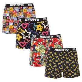 4PACK pánske trenky Nedeto viacfarebné (4NGV03) M, trenírky.
Zabezpečte si celodenné pohodlie s pánskymi boxerkami Nedeto.
Pánske bavlnené boxerky pre dokonalý pocit na tele
Boxerky Nedeto sú vyrobené z bavlny a elastanu, čo zaručuje ich výnimočnú mäkkosť a priedušnosť.
Praktický dizajn pre všetkých moderných mužov
Boxerky Nedeto majú voľnejší strih, ktorý vám poskytuje maximálnu voľnosť pohybu.
Tieto vlastnosti boxeriek Nedeto oceníte každý deň

Voľný strih: Ideálny pre pohodlné celodenné nosenie bez pocitu obmedzenia.


Tkaná guma: Silná a pohodlná guma, ktorá drží boxerky na mieste bez zvierania.


Skvelý pomer ceny a kvality: Získate niekoľko kusov kvalitného spodného prádla za nízku cenu.

Česká značka Nedeto sa zameriava na kvalitu
Všetci nosíme spodné prádlo Nedeto, pretože si ho vyrábame sami.
Ako sa starať o boxerky Nedeto, aby vám vydržali čo najdlhšie
Aby vaše nové obľúbené boxerky Nedeto vydržali čo najdlhšie, odporúčame dodržiavať niekoľko jednoduchých pravidiel.

Pranie: Boxerky môžete bez obáv prať v práčke na 30 °C.


Žehlenie: Boxerky Nedeto môžete aj žehliť – odporúčame strednú teplotu a žehlenie na rubovej strane.


Sušenie: Nie je vhodné na sušenie v sušičke.

Tip: Nájdenie obľúbeného spodného prádla môže byť niekedy dlhý proces, preto chceme, aby vaše obľúbené kúsky vydržali čo najdlhšie.