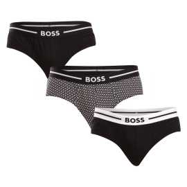 3PACK moške hlačke BOSS večbarvne (50520164 962) M.
Moške spodnjice BOSS so idealna kombinacija sloga, udobja in kakovosti.
Udoben material za celodnevno nošenje
Spodnjice BOSS iz bombaža z elastanom združujejo naravno mehkobo in zračnost s prilagodljivostjo.
Enostavna zasnova za sodobnega moškega
Elegantno minimalistično zasnovo v klasičnih odtenkih dopolnjuje pas s prefinjenimi detajli.
Zakaj kratke hlače BOSS ne smejo manjkati v vaši garderobi

Vrhunski material z dodatkom elastana: Udoben za telo, dobro se prilega in drži obliko.
Elegantna zasnova s sodobnim slogom: Primeren, a prepoznaven videz.
Udoben kroj za vsakodnevno uporabo: Popolna izbira za moške, ki želijo kakovost brez kompromisov.

Spodnje perilo BOSS bo všeč vsem elegantnim moškim
Blagovna znamka BOSS je nastala iz znanega proizvajalca oblačil Hugo Boss kot linija izdelkov za moške, ki imajo radi kakovostne kose in brezčasen videz.
Kako skrbeti za moške kratke hlače BOSS
Če želite, da bo vaše najljubše spodnje perilo dolgo služilo, vam priporočamo, da upoštevate te smernice za vzdrževanje.

Pralnica: Perite pri 40 °C, najbolje od znotraj navzven, da podaljšate življenjsko dobo gume in barv.
Sušenje: Spodnjice lahko varno posušite v sušilnem stroju pri nizki temperaturi.
Likanje: Lahko jih likate na nižji stopnji, primerni za bombaž, vendar se vedno izogibajte neposrednemu stiku med likalnikom in gumo.

Nasvet: Vaše najljubše spodnje perilo si zasluži nežno nego.