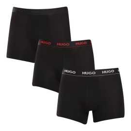 3PACK pánske boxerky HUGO čierné (50517886 991) M, trenky.
Stavte na nadčasovú eleganciu a špičkový komfort s pánskymi boxerkami HUGO.
Materiál, ktorý vám dokonale padne
Kombinácia vysokokvalitnej bavlny s prímesou elastanu zaručuje optimálnu kombináciu pohodlia a pružnosti.
Štýl, ktorý hovorí sám za seba
Striedma farebnosť je vhodná pre všetkých mužov, ktorí nemajú radi módne výstrelky.
Prečo si zamilujete boxerky HUGO

Prvotriedny materiál v kombinácii bavlny a elastanu.
Elegantný dizajn v klasických farbách.
Dlhšie nohavičky pre väčšie pohodlie.

Spodná bielizeň Hugo pre milovníkov pohodlia a luxusu
Značka spodnej bielizne Hugo patrí do rodiny odevov Hugo Boss a vyniká kvalitnými materiálmi a precíznym spracovaním.
Ako sa starať o boxerky HUGO
Aby vaše obľúbené boxerky dlho vydržali, odporúčame dodržiavať tieto tipy.

Pranie: Per je pri teplote 40 °C.
Sušenie: Boxerky môžeš sušiť v sušičke na šetrný program.
Žehlenie: Pokiaľ je potrebné, žehli ich naruby pri nižšej teplote.

Tip: Staňte sa expertom na údržbu spodnej bielizne vďaka radám v našom článku a doprajte svojim obľúbeným kúskom starostlivosť, ktorú si zaslúžia.